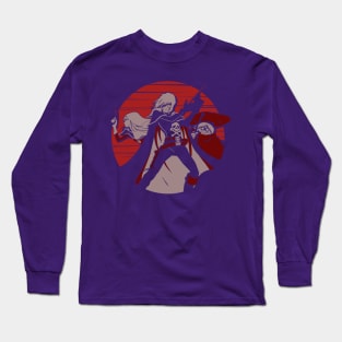 126 Harlock Trio Red Long Sleeve T-Shirt